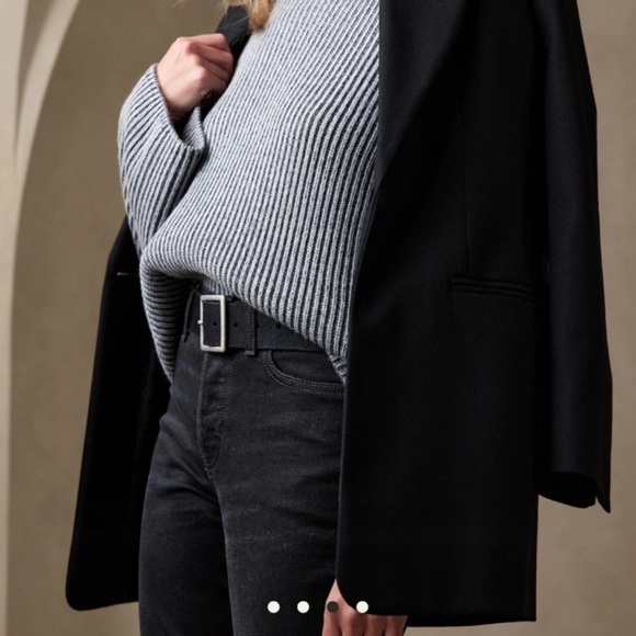 NWT! Banana Republic Premium Denim Black Wash Straight Jean - Multiple 🌻 - Picture 3 of 5